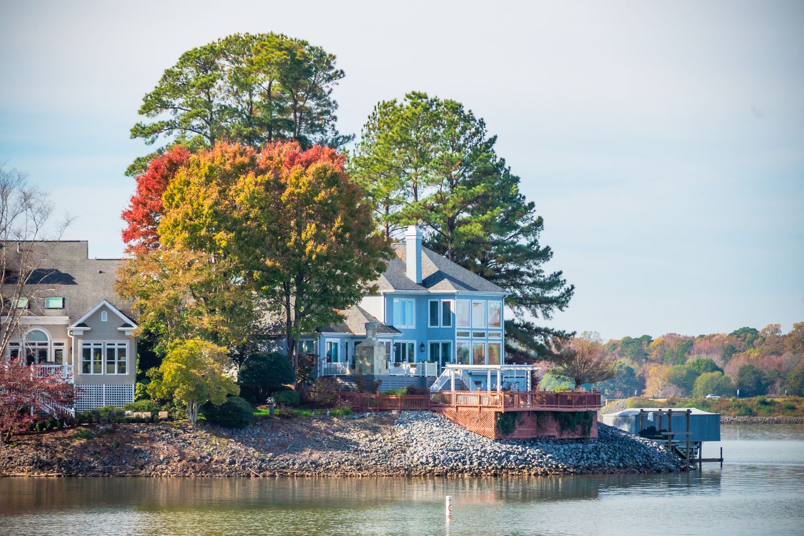 Waterfront homes